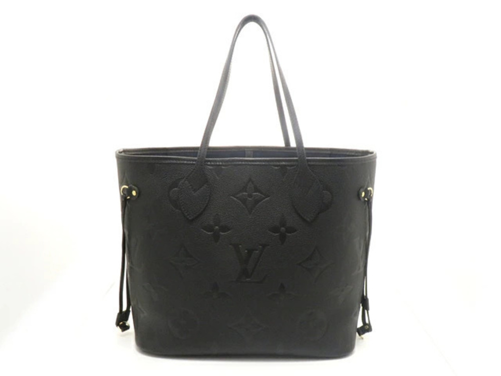 LOUIS VUITTON Neverfull bag Mono Empreinte Noir Black